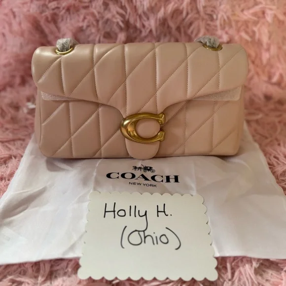 🩷 Brand New with Tags: Coach Tabby Bag with Pillow Quilting in Blush! Sold out! - Picture 2 of 14